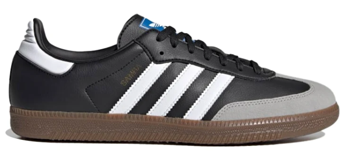 adidas Samba Vegan Sneakers - Black/White/Brown (H01878)