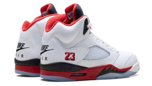 Air Jordan 5 'Fire Red / Black Tongue'