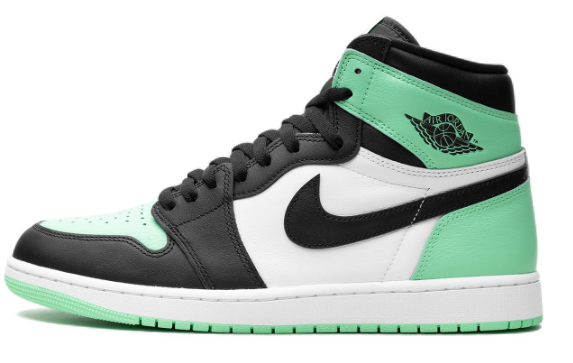 Air Jordan 1 Retro High OG 'Green Glow' Sneakers