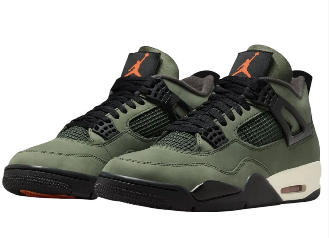 Undefeated x Air Jordan 4 Retro 2025 'Green' IB1519-200