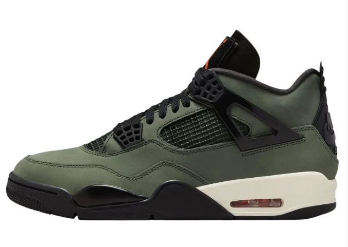 Undefeated x Air Jordan 4 Retro 2025 'Green' IB1519-200