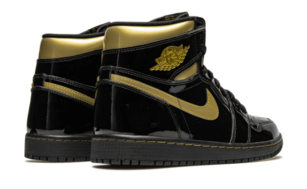 Air Jordan 1 Retro High OG 'Black Metallic Gold' Sneakers