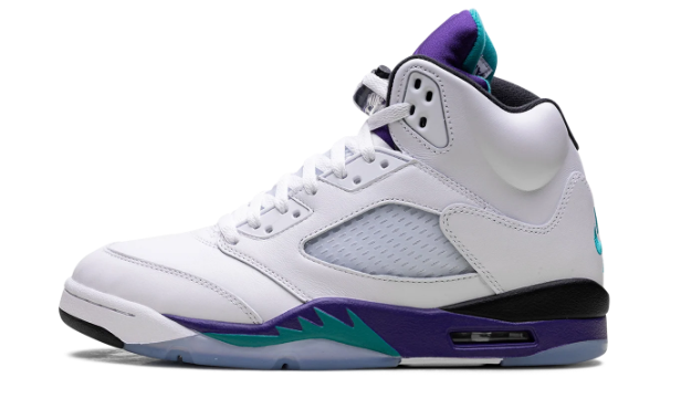 Jordan 5 Retro OG 'White/Grape Ice-New Emerald' HQ7978-100