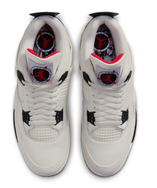 Air Jordan 4 Flight Club “Sail Black University Red”