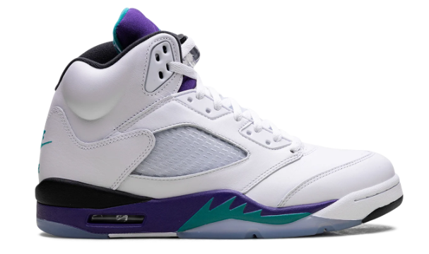 Jordan 5 Retro OG 'White/Grape Ice-New Emerald' HQ7978-100