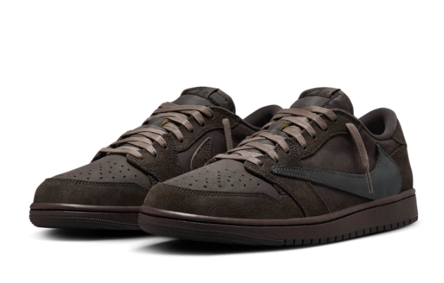 Air Jordan 1 Retro Low OG SP Travis Scott 'Velvet Brown' Sneakers
